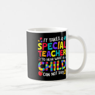Sonderlehrer zu hören, was ein Kind Autismus Aware Kaffeetasse