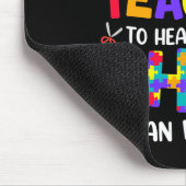 Sonderlehrer zu hören, was ein Kind Autismus Aware Mousepad (Ecke)