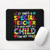 Sonderlehrer zu hören, was ein Kind Autismus Aware Mousepad (Mit Mouse)