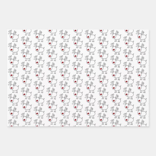 Sonderlieferung ab dem Weihnachtsfest 3 Weihnachte Geschenkpapier Set (Vorderseite 3)