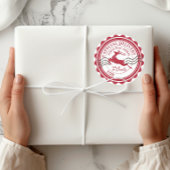 Sonderlieferung ab Weihnachtsgeschenk Runder Aufkleber