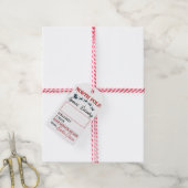 Sonderlieferung an den Nordpol Geschenkanhänger (Mit Garn)