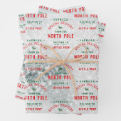 Sonderlieferung aus der Nordpol-Snowy Icy Geschenkpapier Set (Beispiel)