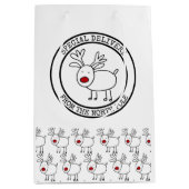 Sonderlieferung aus Nordpol Kinder Weihnachten Mittlere Geschenktüte (Vorderseite)