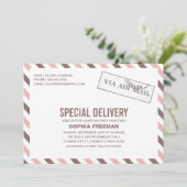 SONDERLIEFERUNG | BABY SHOWER INVITATION EINLADUNG (Stehend Vorderseite)