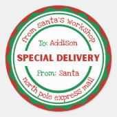 Sonderlieferung der personalisierten Aufkleber von (Vorderseite)