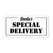 Sonderlieferung des Weihnachtsmanns Gummistempel (Prägung)