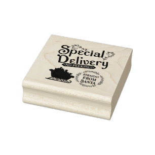 Sonderlieferung direkt von Santa Gummistempel