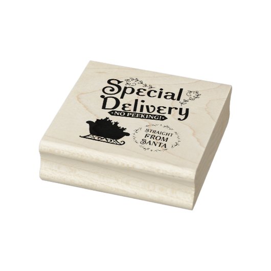 Sonderlieferung direkt von Santa Gummistempel (Stempel)