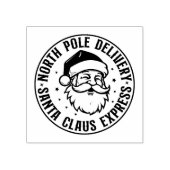Sonderlieferung für den Nordpol Santa Claus Expres Gummistempel (Prägung)