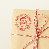 Sonderlieferung für den Nordpol Santa Claus Expres Gummistempel