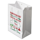 Sonderlieferung für Nordpol Mittlere Geschenktüte (Vorderseite Schrägansicht)