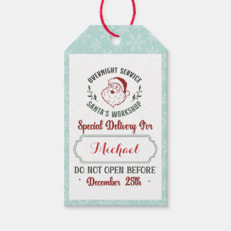 Sonderlieferung | Gift Tags vom Santa North Pole Geschenkanhänger