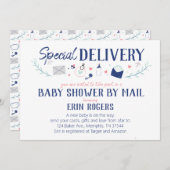 Sonderlieferung Kinderdusche per Post Einladung (Vorne/Hinten)