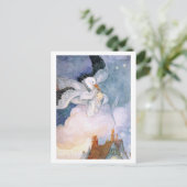 Sonderlieferung - Neues Baby Ankündigungspostkarte (Stehend Vorderseite)