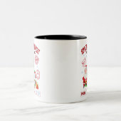 Sonderlieferung Nordpol Weihnachtsmann Zweifarbige Tasse (Mittel)
