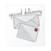 Sonderlieferung Notizblock (Vorderseite)