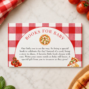 Sonderlieferung Pizza Italienische Bücher für Baby Mitteilungskarte