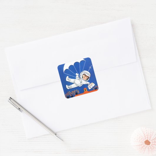 Sonderlieferung Quadratischer Aufkleber (Umschlag)