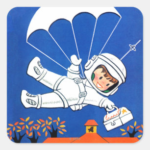 Sonderlieferung Quadratischer Aufkleber