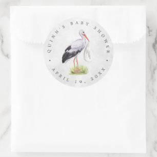 Sonderlieferung   Stork Baby Shower Fevor Sticker