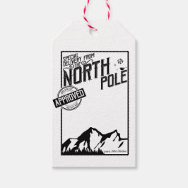 Sonderlieferung vom Geschenktag am Nordpol Geschenkanhänger