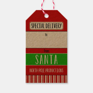Sonderlieferung vom Santa Geschenkanhänger