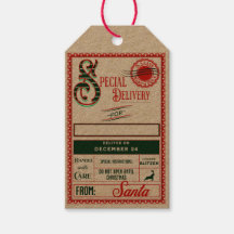Sonderlieferung vom Santa | Geschenkmarke