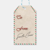 Sonderlieferung vom Weihnachtsgeschenktag Geschenkanhänger (Rückseite)