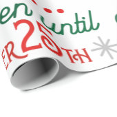 Sonderlieferung vom Weihnachtsmann Rot & Grün Geschenkpapier (Rolleneckpunkt)