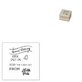 Sonderlieferung von Nordpol Gummistempel (Stempel)