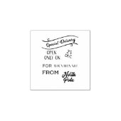 Sonderlieferung von Nordpol Gummistempel (Prägung)