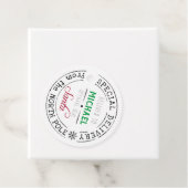 Sonderlieferung von Weihnachtsgeschenktafeln Geschenkanhänger (Beispiel)