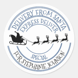 Sonderlieferung Weihnachtsgeschenk Runder Aufkleber