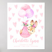 Sonderlieferwagen Bunny Rabbit Baby Stats Poster (Vorne)