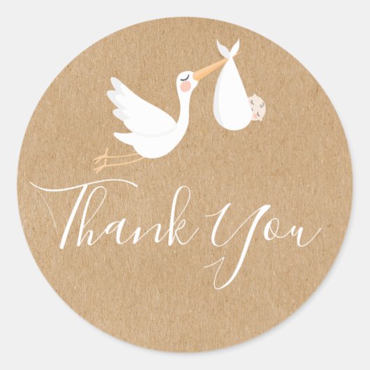 Sonderlieferwagen und Neugeborene Runder Aufkleber (Vorderseite)