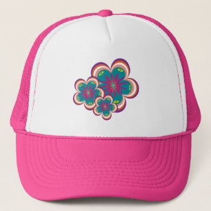 Sonderling Blooms Trucker Hat (12 Farben) Truckerkappe