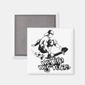 Sondermagnet auf der Skateboard Magnet (Vorderseite/Rückseite)
