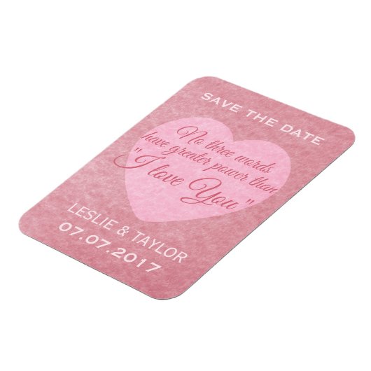 Sondermagnet "I LIEBE YOU" Magnet (Linke Seite)