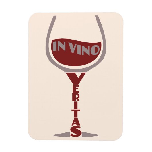 Sondermagnet in Vino Veritas Magnet (Vertikal)