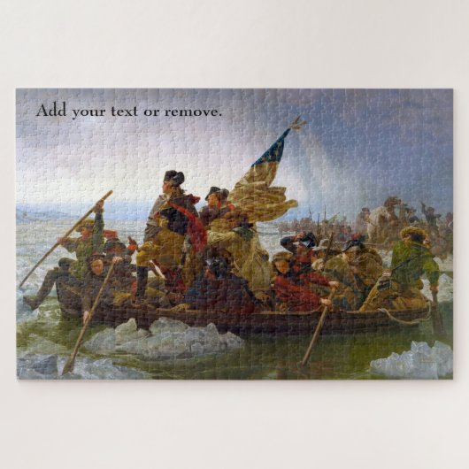 Sondermalerei "Washington Crossing the Delaware" Puzzle (Horizontal)