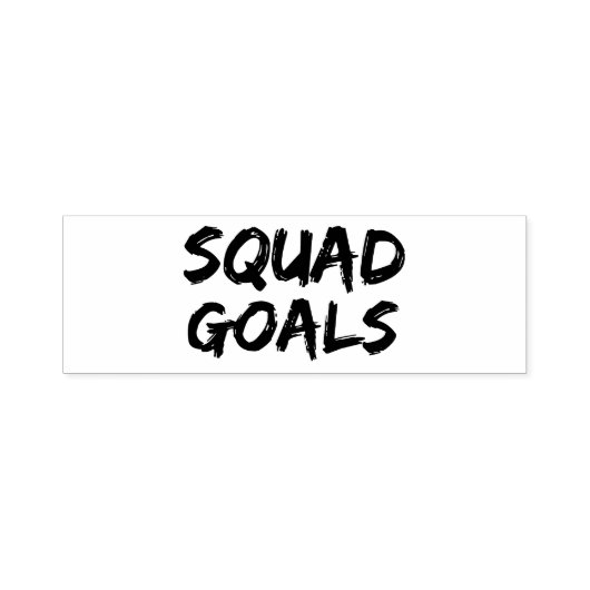 Sondermarkierungsprinzip für Squad Goals Permastempel (Design)