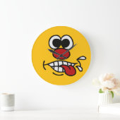 Sondermauer-Uhr "Funny Funny Face" Große Wanduhr (Zuhause)