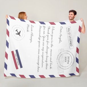 Sondermeldung "Luftpost" Fleecedecke
