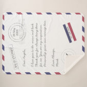 Sondermeldung "Luftpost" Sherpadecke (Vorderseite (Horizontal))