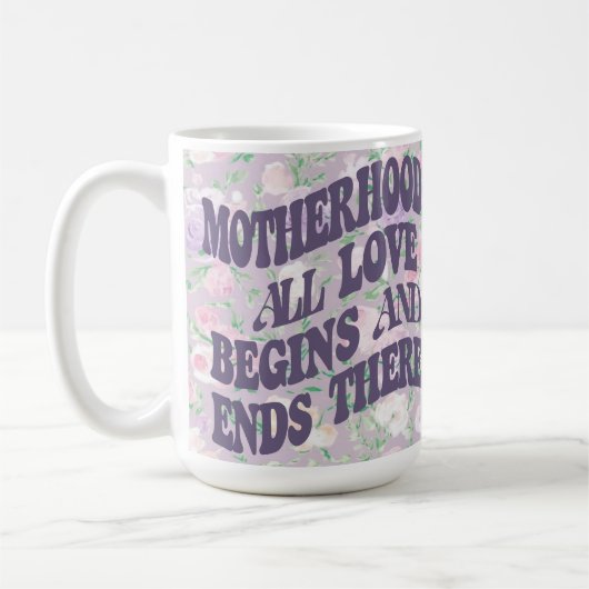 Sondermüttertag mit herzhafter Ansprache Kaffeetasse (Links)