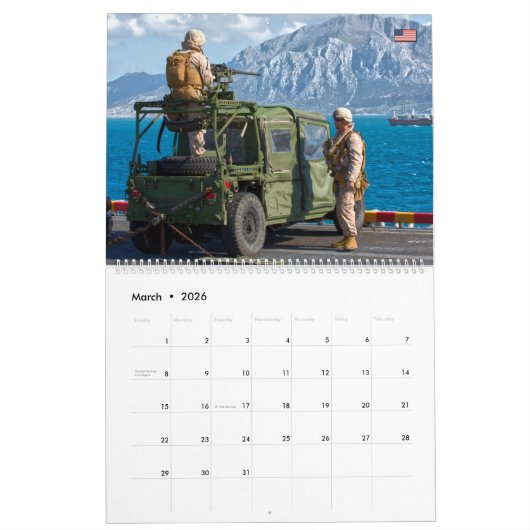 SONDEROPS - US-Spezialflugzeuge Kalender (Mär 2026)