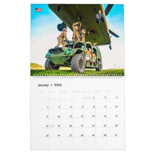 SONDEROPS - US-Spezialflugzeuge Kalender (Jan 2026)