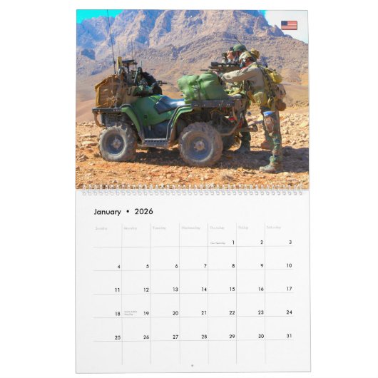 SONDEROPS - US-Spezialflugzeuge Kalender (Jan 2026)