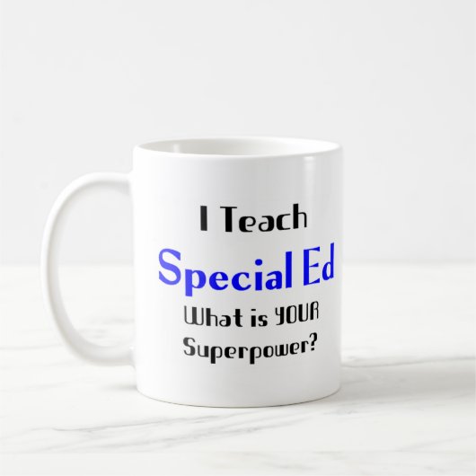 Sonderpädagogik-Lehrer Kaffeetasse (Links)